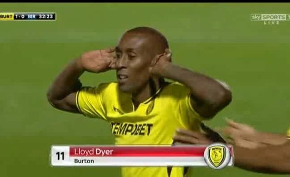 Llyod Dyer Goal HD - Burton Albion 1 - 0 Birmingham City 21.10.2016 HD