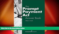 Must Have PDF  The Prompt Payment Act Answer Book  Full Read Most Wanted