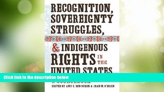 Big Deals  Recognition, Sovereignty Struggles, and Indigenous Rights in the United States: A