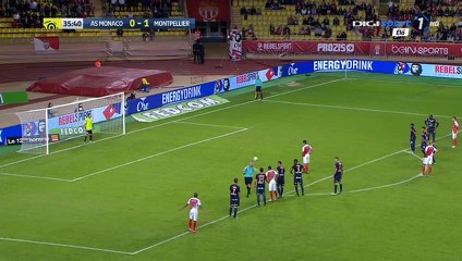 Radamel Falcao Goal 1-1 Monaco vs Montpellier - 21-10-2016