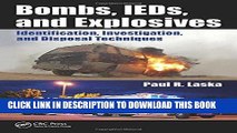 [PDF] Bombs, IEDs, and Explosives: Identification, Investigation, and Disposal Techniques Full