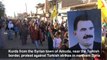 Kurds protest Turkish strikes in northern Syria