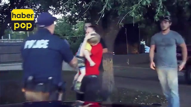 Nöbet geçiren çocuğun hayatını polis kurtardı #nöbet #çocuk #havale