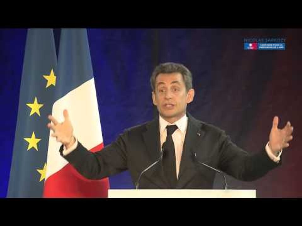 Nicolas Sarkozy en meeting à Aulnay-sous-Bois
