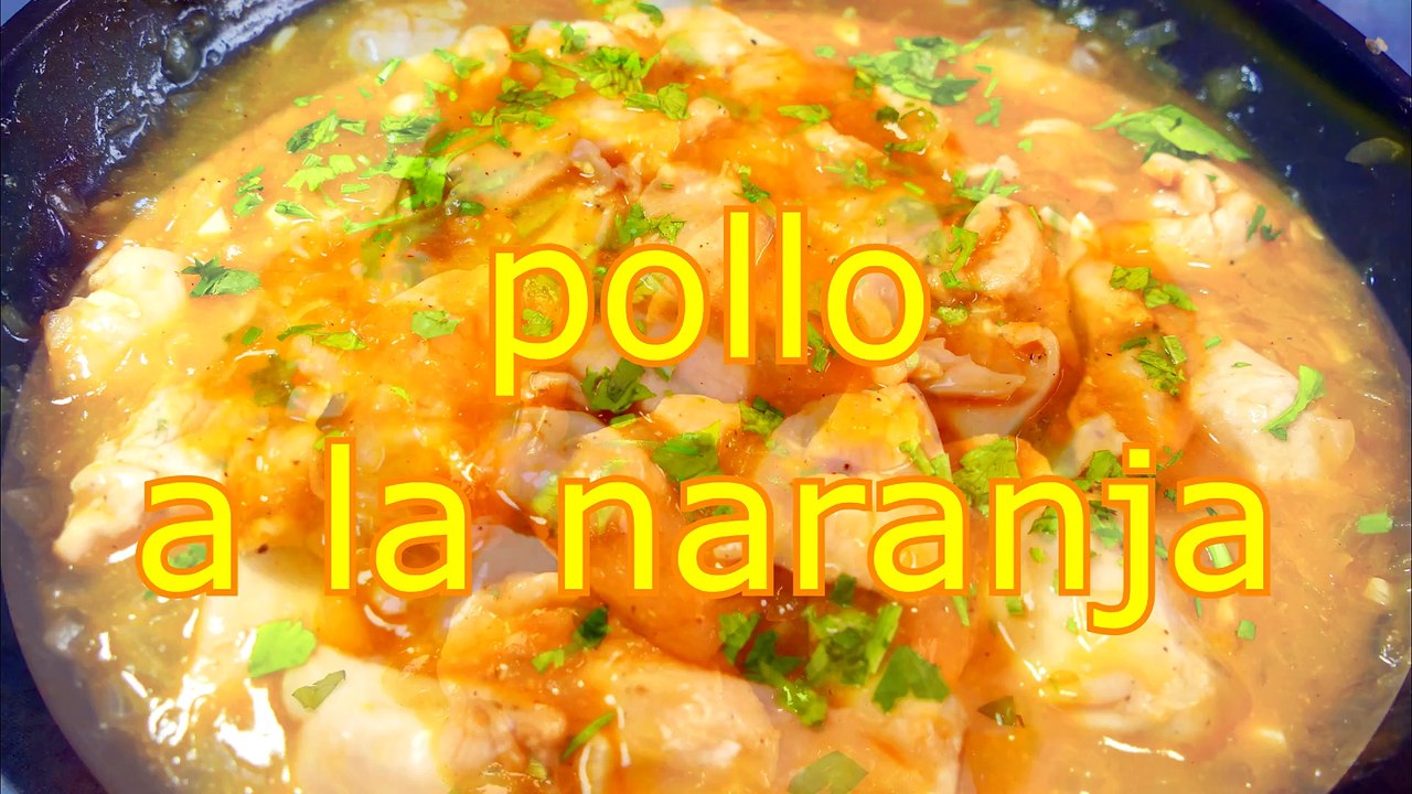 POLLO A LA NARANJA