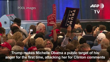 Trump takes a swipe at Michelle Obama