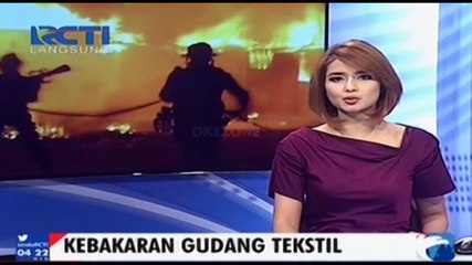 Dua Tewas Akibat Kebakaran Gudang Tekstil