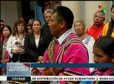Pueblos originarios del Mercosur rinden homenaje a Hugo Chávez