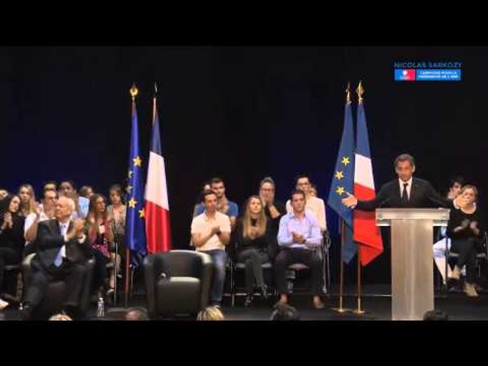 Nicolas Sarkozy s'exprime au sujet de la politique familiale