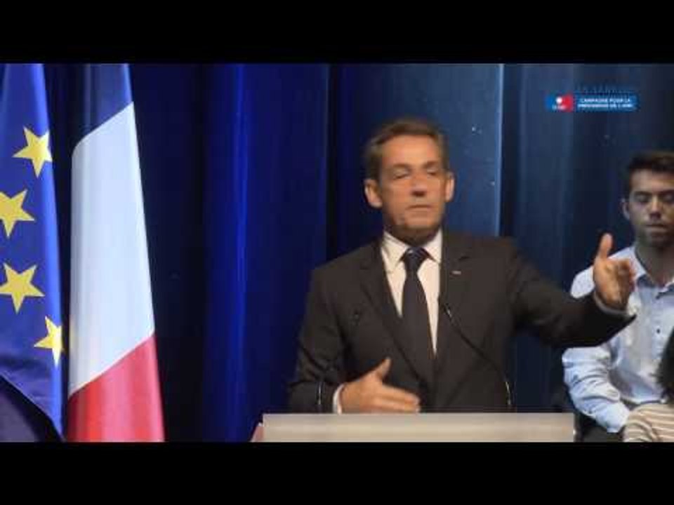 Nicolas Sarkozy souhaite une formation politique tournée vers le monde