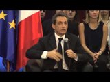 Nicolas Sarkozy s'adresse aux Français de l'étranger