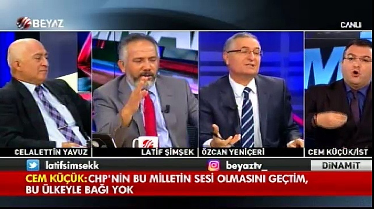 Cem Küçük ve Özcan Yeniçeri arasında sert tartışma
