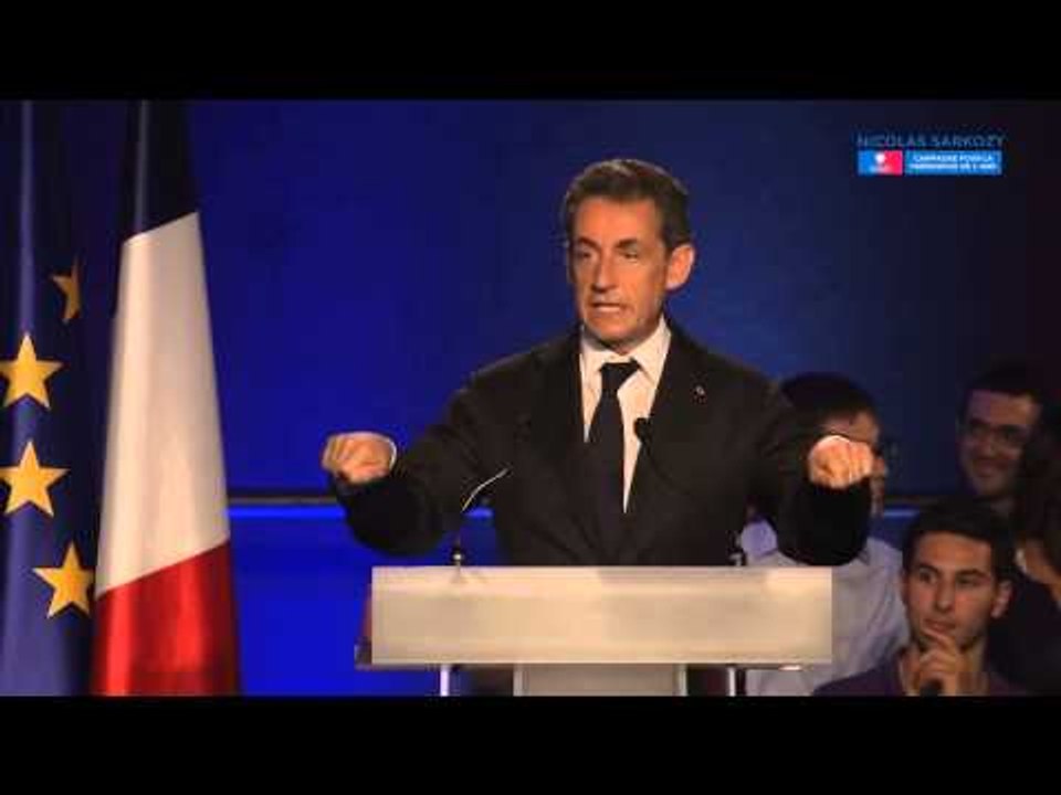 Nicolas Sarkozy s'exprime au sujet du gaz de schiste