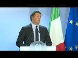 Bruxelles - Consiglio europeo, conferenza stampa di Renzi 21.10.16)