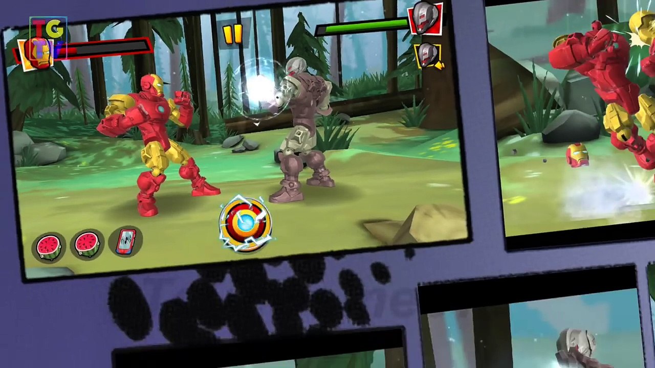 Marvel Super Hero Mashers Iron Man, Hulk Buster _ Mix Smash