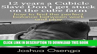 Read Now 12 years a Cubicle Slave: How to Find the Perfect Balance between work and play: Work