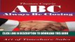 [New] Ebook ABC, Always Be Closing (Art of Timeshare Sales Book 1) Free Online