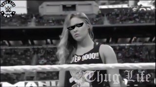 Thug Life Level - The Rock and Ronda Rousey in WWE