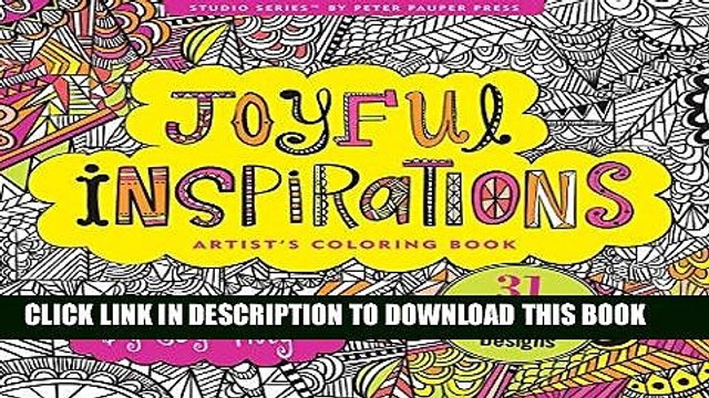 [PDF] Joyful Inspiration Adult Coloring Book (31 stress-relieving designs) (Artists Coloring