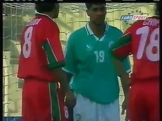 CAN 98 Morocco 1 Egypt 0 - Group D 17th February 1998 eurosport
