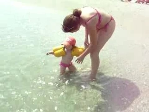 la première fois à la mer