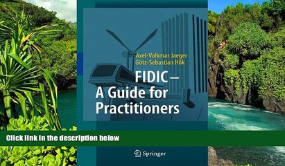 Must Have  FIDIC - A Guide for Practitioners  READ Ebook Online Audiobook