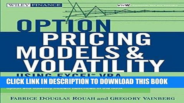 [PDF] Option Pricing Models and Volatility Using Excel-VBA Full Online