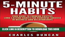 Ebook 5-minute Habits - Your guide to forming positive, long-lasting habits for powerful success