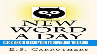 Ebook New Word A Day: Vocabulary and Riddles Free Read