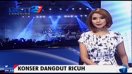 Saling Senggol, Konser Dangdut Ricuh