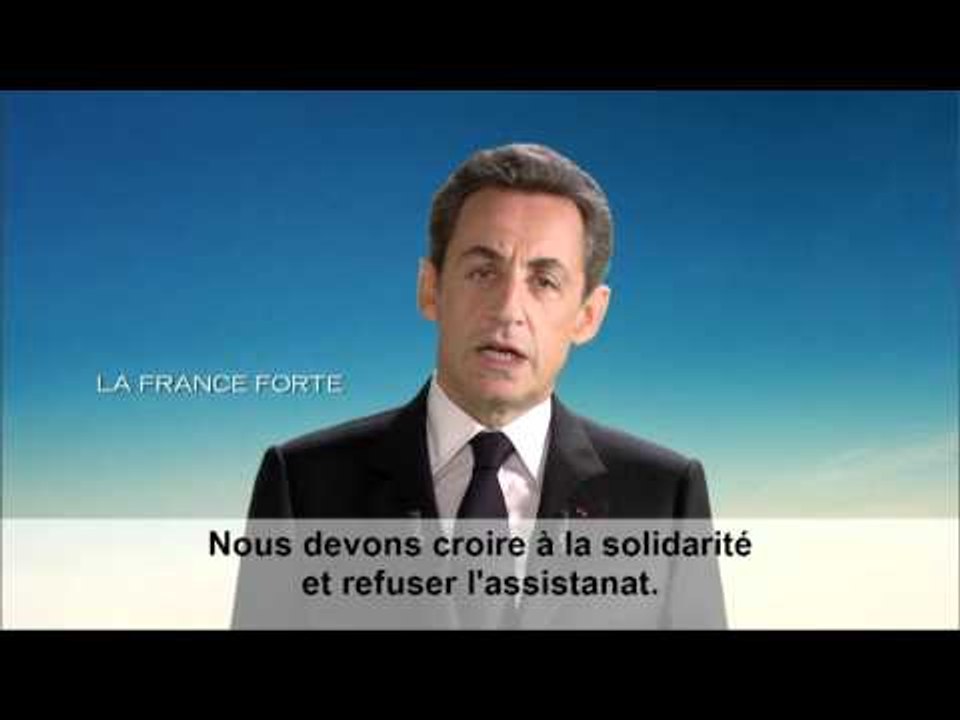 Clip officiel de campagne de Nicolas Sarkozy - Format long