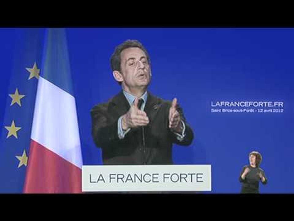 Discours de Nicolas Sarkozy à Saint-Brice-sous-Forêt