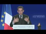 Discours de Nicolas Sarkozy à Arras