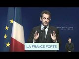 Discours de Nicolas Sarkozy devant des élus locaux