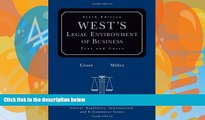 Big Deals  West s Legal Environment of Business: Text and Cases  Full Ebooks Best Seller