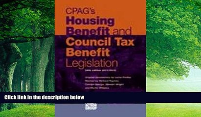 Books to Read  CPAG s Housing Benefit and Council Tax Benefit Legislation  Best Seller Books Most