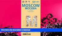 FAVORITE BOOK  Laminated Moscow Map by Borch (English, Spanish, French, Italian and German