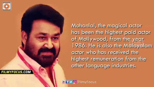 Mohanlal Hikes Remuneration || Pulimurugan, Oppam, Drishyam - Filmyfocus.com