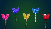 Butterfly Candy Lollipop Finger Family Nursery Rhyme Daddy Finger Song