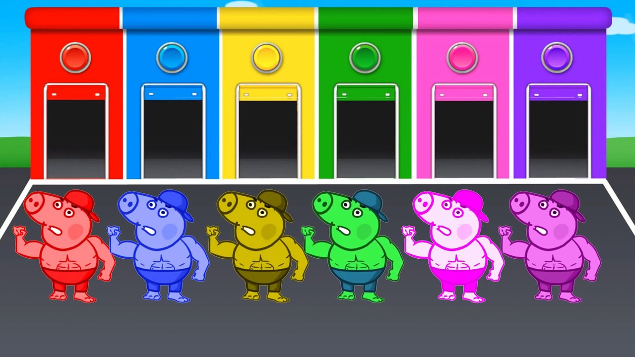 Colorful Trator Colors For Children Surprise Car Toys - Colours For Kids To Learn - Learning Video