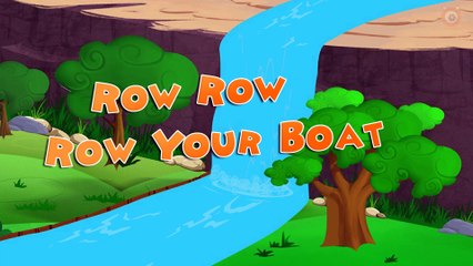 Row Row Row Your Boat | Nursery Rhymes | Bubbly Dots