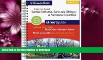 READ BOOK  Rand McNally Santa Barbara, San Luis Obispo   Ventura Counties Easy-To-Read Street