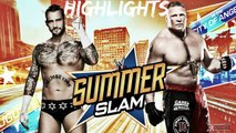 Summerslam 2013 - No DQ Match - CM Punk vs Brock Lesnar Highlights