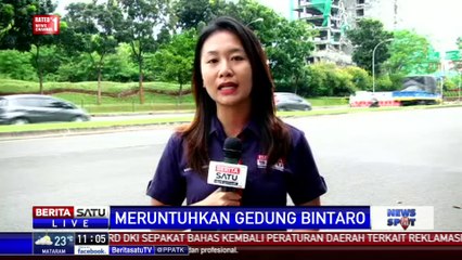 Download Video: Kendala Cuaca Menghambat Peruntuhan Gedung Panin di Bintaro