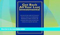 Big Deals  Get Back All Your Lost Investments!  Best Seller Books Best Seller