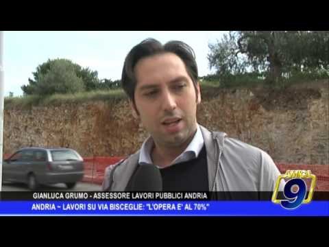 Andria | Lavori su via Bisceglie: L'opera è al 70%