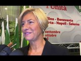 Napoli - Referendum, il ministro Pinotti alla Festa dell'Unità (21.10.16)