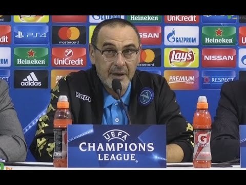 Champions, Napoli-Besiktas 2-3: Sarri analizza il ko degli azzurri (20.10.16)