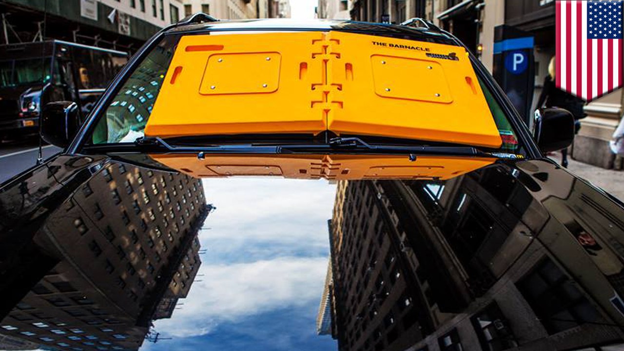 Barnacle windshield blockers might be replacing clunky parking boots - TomoNews