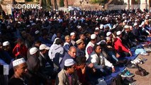 Muslims pray by Rome's Colosseum in protest over mosque shortage